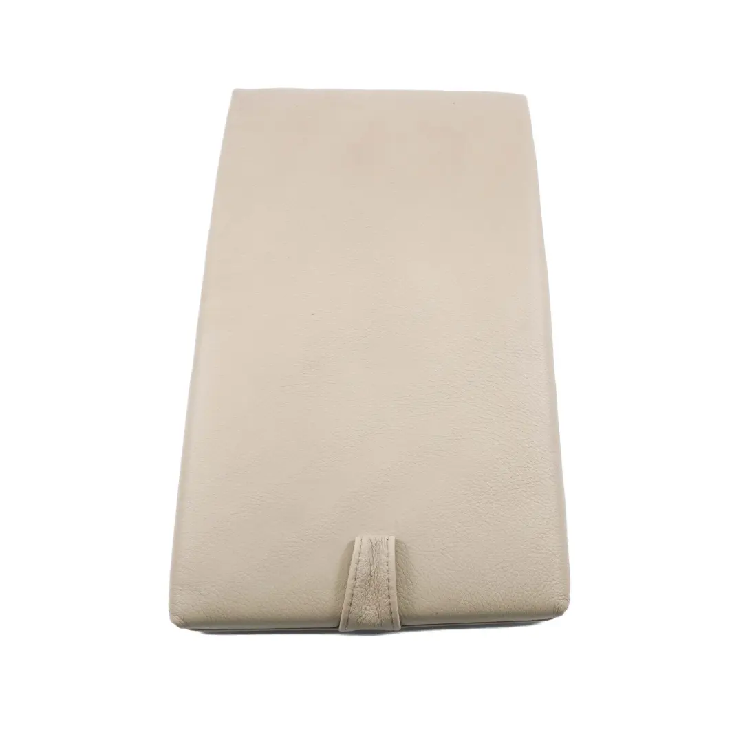 Middle Armrest Rear Seat Leather Oyster E91 E92 to BMW E90 LCI with Part number 7256632 BMW E90 LCI Middle Armrest Rear Seat Leather Oyster E91 E92 - SKU 7256632 - Part number 7256632