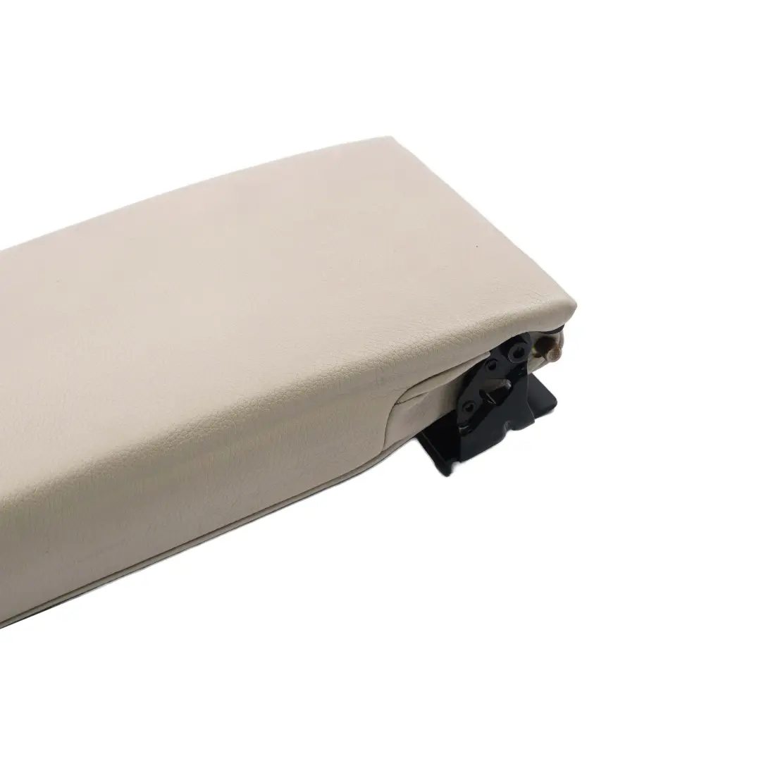 BMW E90 LCI Apoyabrazos Medio Asiento Trasero Cuero Oyster E91 E92 - SKU 7256632 - Número de pieza 7256632