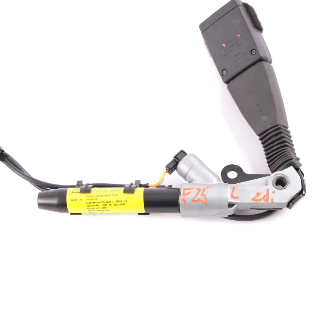 BMW X3 F25 X4 F26 Seat Belt Buckle Pretensioner Front Left N/S - SKU 7256645 - Part number 7256645