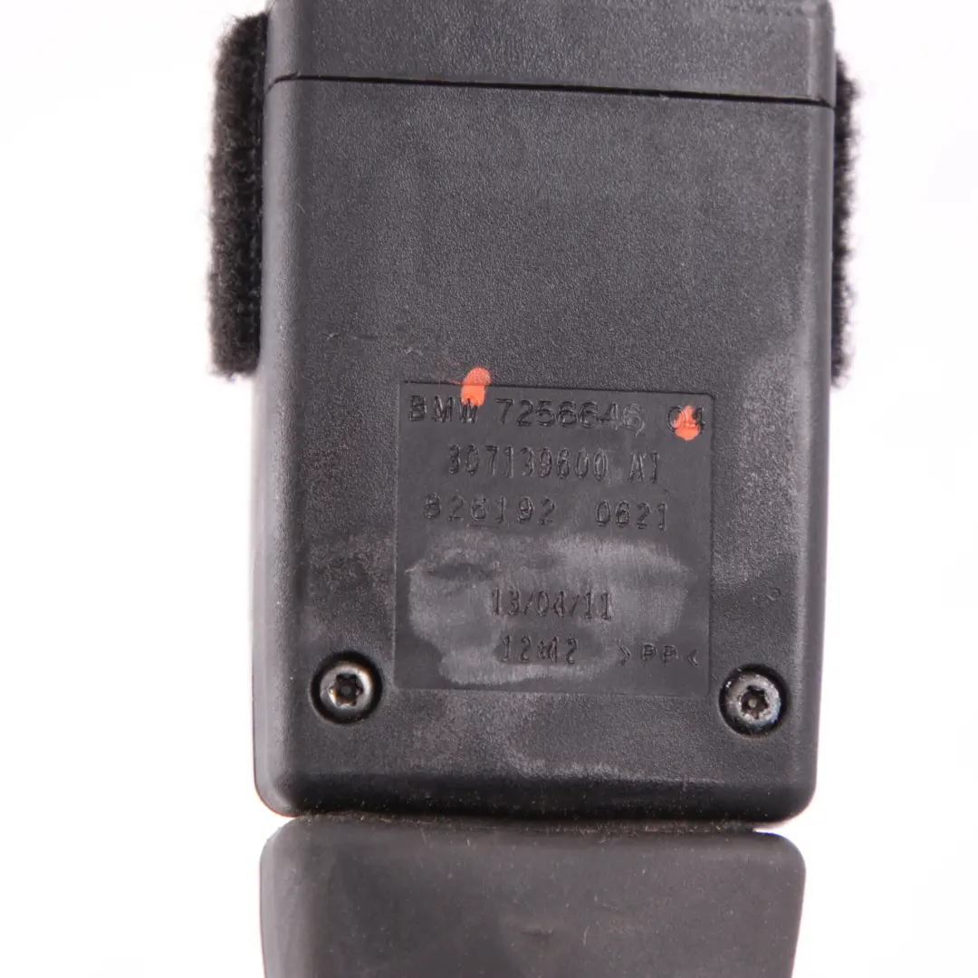  Tendeur de ceinture BMW F25 F26 Boucle inférieure de siège avant droite - SKU 7256646 - Numéro de pièce 7256646