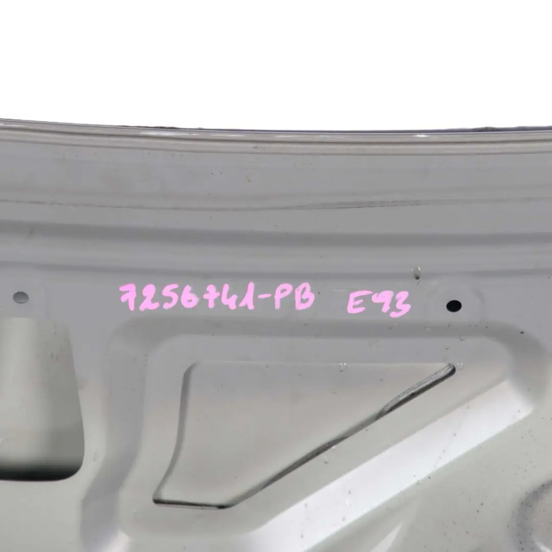 Boot Lid Tailgate Cabrio Convertible Rear Trunk Lid Platinum Bronze A53 to BMW E93 with Part number 7256741 BMW E93 Boot Lid Tailgate Cabrio Convertible Rear Trunk Lid Platinum Bronze A53 - SKU 7256741-PB - Part number 7256741