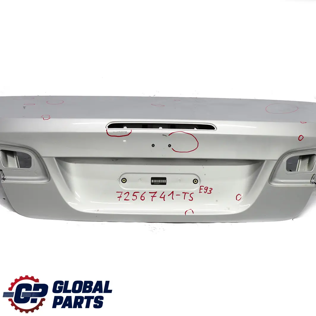 BMW 3 E93 Convertible Tailgate Rear Boot Trunk Lid Titansilber Silver - 354 - SKU 7256741-TS - Part number 7256741