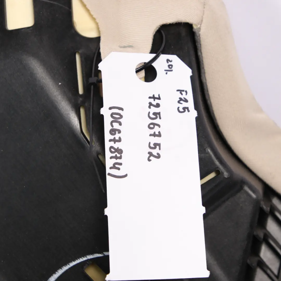 Asiento Banco Trasero Sofá Revestimiento Cuero Nevada Oyster para BMW X3 F25 con número de pieza 7256752 BMW X3 F25 Asiento Banco Trasero Sofá Revestimiento Cuero Nevada Oyster - SKU 7256752 - Número de pieza 7256752