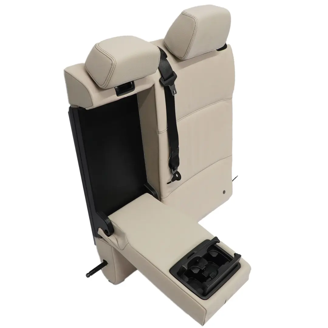 Respaldo Asiento Trasero Izquierdo Apoyabrazos Cuero Nevada Oyster para BMW X3 F25 con número de pieza 7256763 BMW X3 F25 Respaldo Asiento Trasero Izquierdo Apoyabrazos Cuero Nevada Oyster - SKU 7256763-1 - Número de pieza 7256763