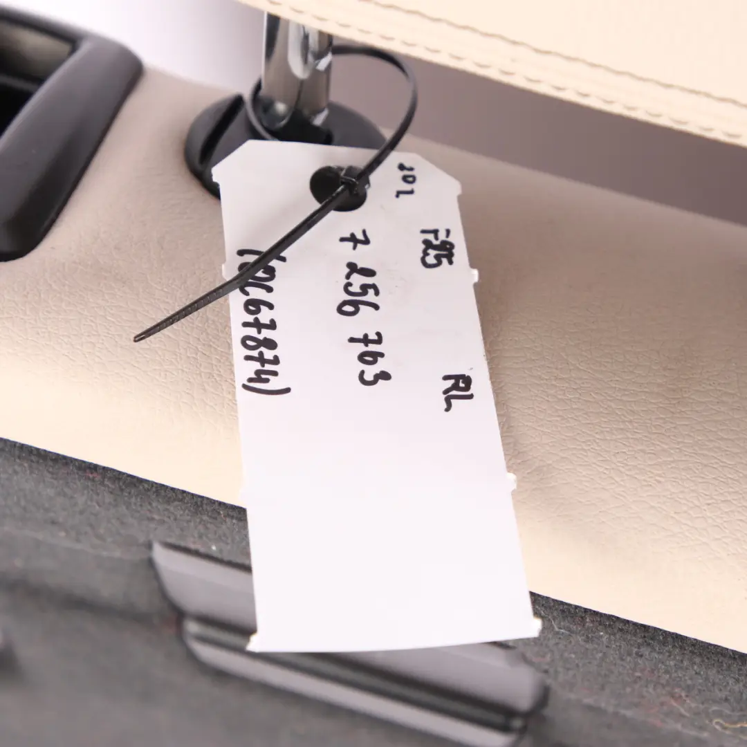 Rücksitz Rückenlehne Links Armlehne Leder Nevada Oyster für BMW X3 F25 mit Teilenummer 7256763 BMW X3 F25 Rücksitz Rückenlehne Links Armlehne Leder Nevada Oyster - SKU 7256763 - Teilenummer 7256763