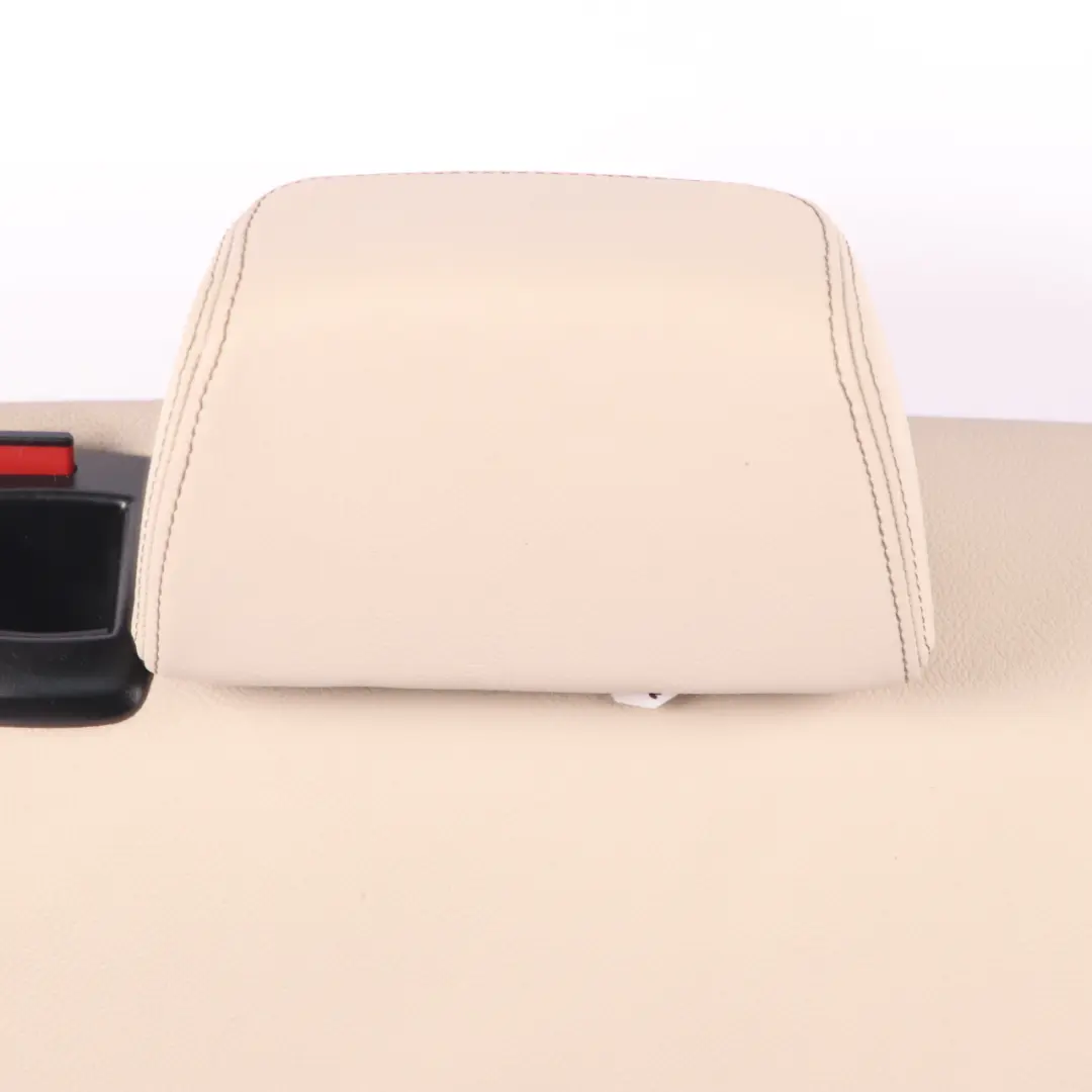 BMW X3 F25 Respaldo Asiento Trasero Derecho Apoyabrazos Cuero Nevada Oyster - SKU 7256828 - Número de pieza 7256828