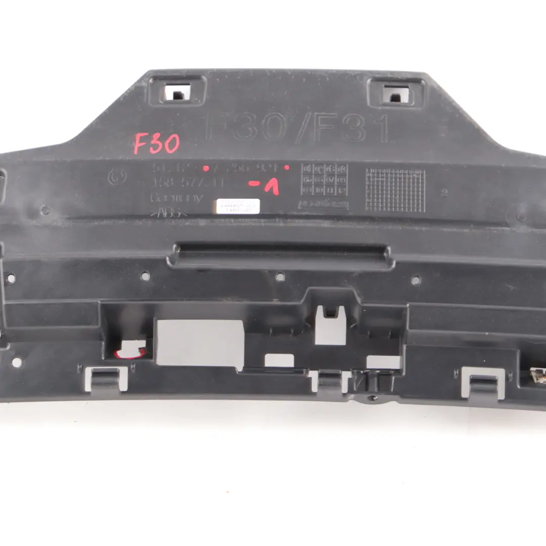 Soporte Parachoques Refuerzo Central Trasero Barra Choque Inferior para BMW F30 F31 con número de pieza 7256921 BMW F30 F31 Soporte Parachoques Refuerzo Central Trasero Barra Choque Inferior - SKU 7256921-1 - Número de pieza 7256921