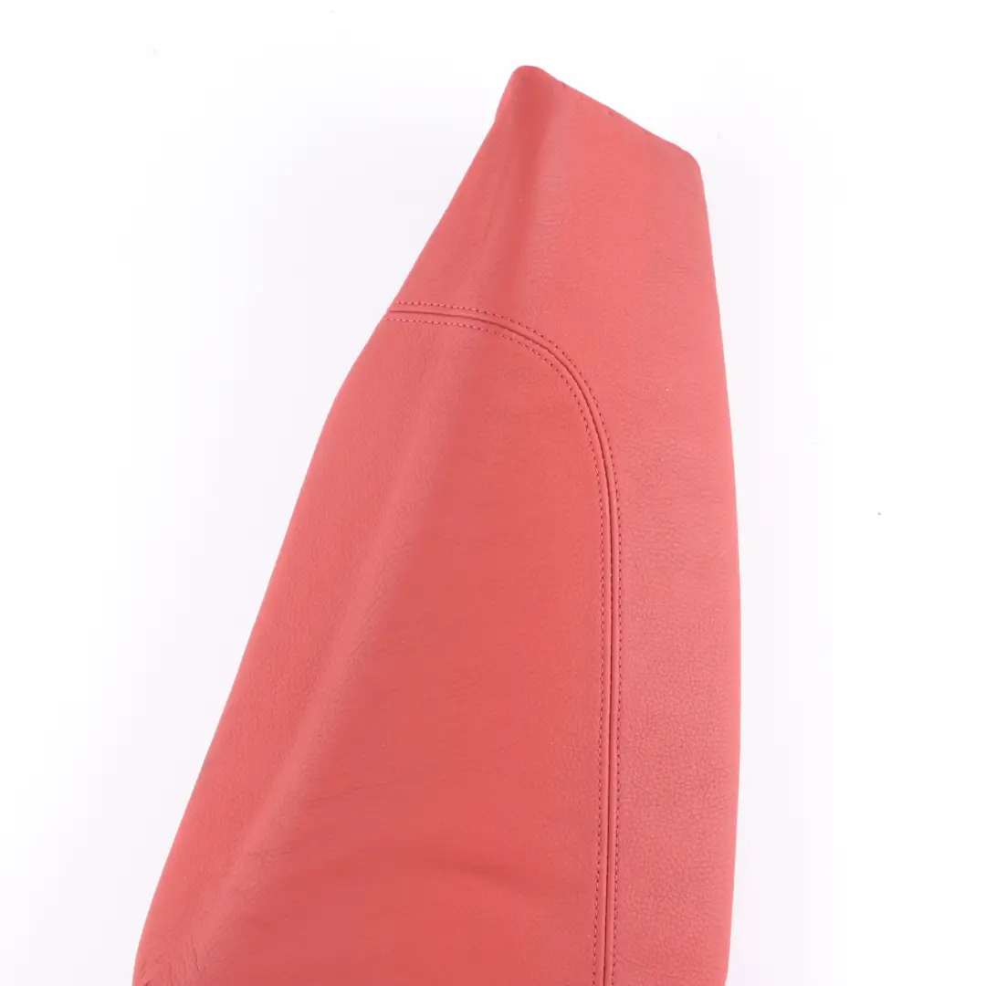 BMW E81 E82 Side Finisher Rear Seat Corner Left N/S Leather Coral Red - SKU 7257009 - Part number 7257009
