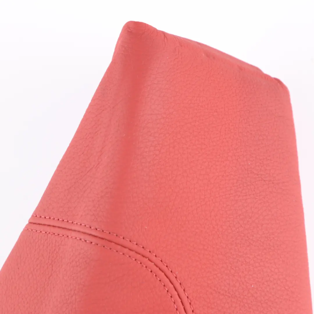 BMW E81 E82 Side Finisher Rear Seat Corner Left N/S Leather Coral Red - SKU 7257009 - Part number 7257009