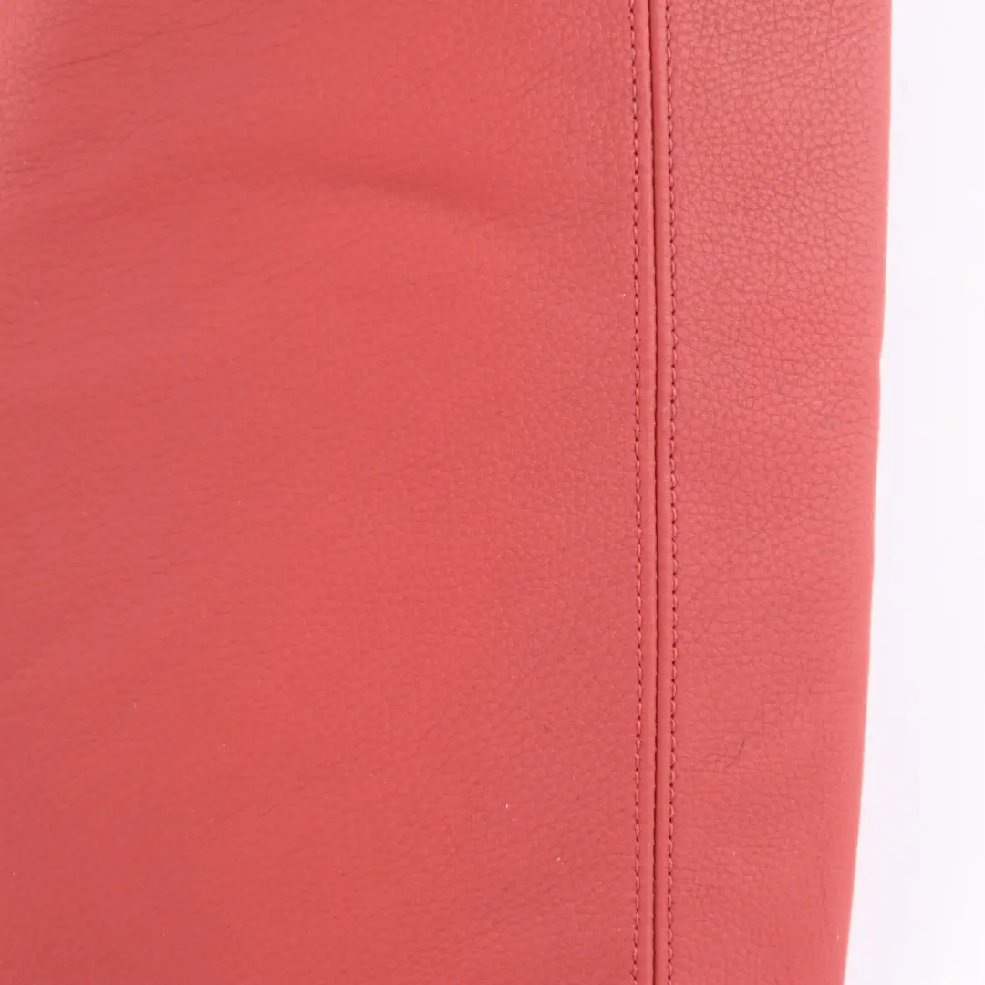 Side Finisher Rear Seat Corner Left N/S Leather Coral Red to BMW E81 E82 with Part number 7257009 BMW E81 E82 Side Finisher Rear Seat Corner Left N/S Leather Coral Red - SKU 7257009 - Part number 7257009