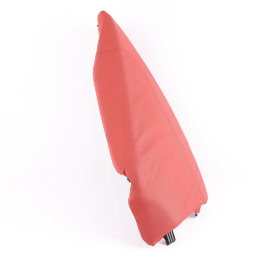 BMW E81 E82 Side Finisher Rear Seat Corner Left N/S Leather Coral Red - SKU 7257009 - Part number 7257009