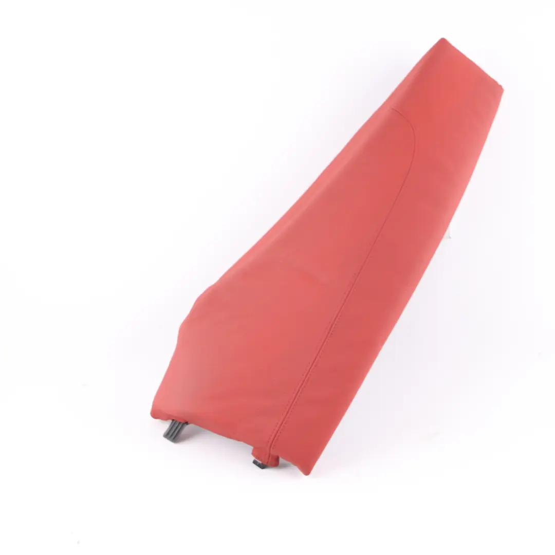 BMW E81 E82 Side Finisher Rear Seat Corner Left N/S Leather Coral Red - SKU 7257009 - Part number 7257009