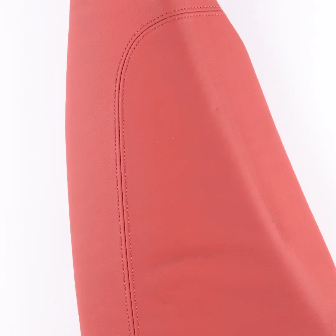 Side Finisher Rear Seat Corner Right O/S Leather Coral Red to BMW E81 E82 with Part number 7257010 BMW E81 E82 Side Finisher Rear Seat Corner Right O/S Leather Coral Red - SKU 7257010 - Part number 7257010