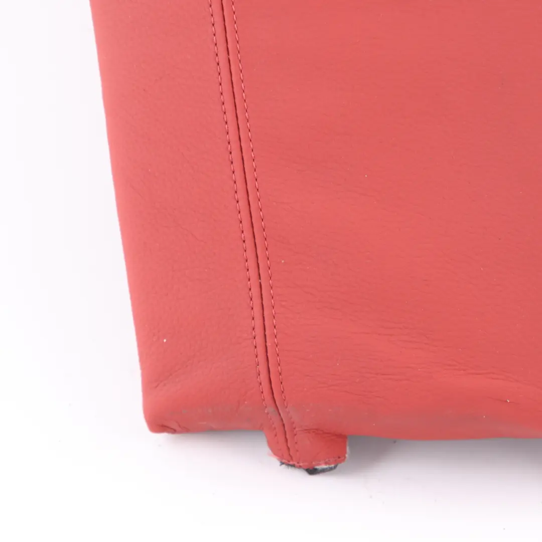 Side Finisher Rear Seat Corner Right O/S Leather Coral Red to BMW E81 E82 with Part number 7257010 BMW E81 E82 Side Finisher Rear Seat Corner Right O/S Leather Coral Red - SKU 7257010 - Part number 7257010