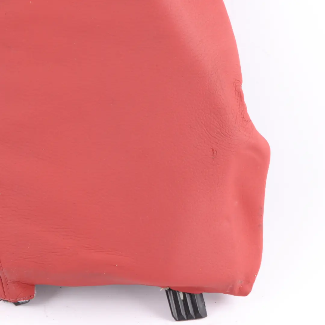 Side Finisher Rear Seat Corner Right O/S Leather Coral Red to BMW E81 E82 with Part number 7257010 BMW E81 E82 Side Finisher Rear Seat Corner Right O/S Leather Coral Red - SKU 7257010 - Part number 7257010