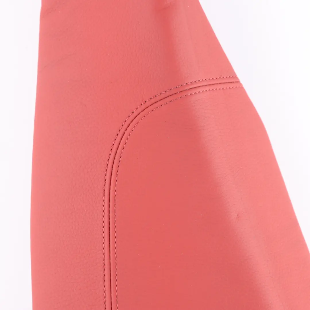 Side Finisher Rear Seat Corner Right O/S Leather Coral Red to BMW E81 E82 with Part number 7257010 BMW E81 E82 Side Finisher Rear Seat Corner Right O/S Leather Coral Red - SKU 7257010 - Part number 7257010