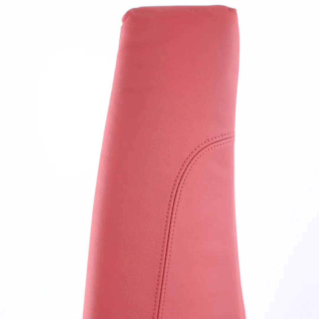 Side Finisher Rear Seat Corner Right O/S Leather Coral Red to BMW E81 E82 with Part number 7257010 BMW E81 E82 Side Finisher Rear Seat Corner Right O/S Leather Coral Red - SKU 7257010 - Part number 7257010