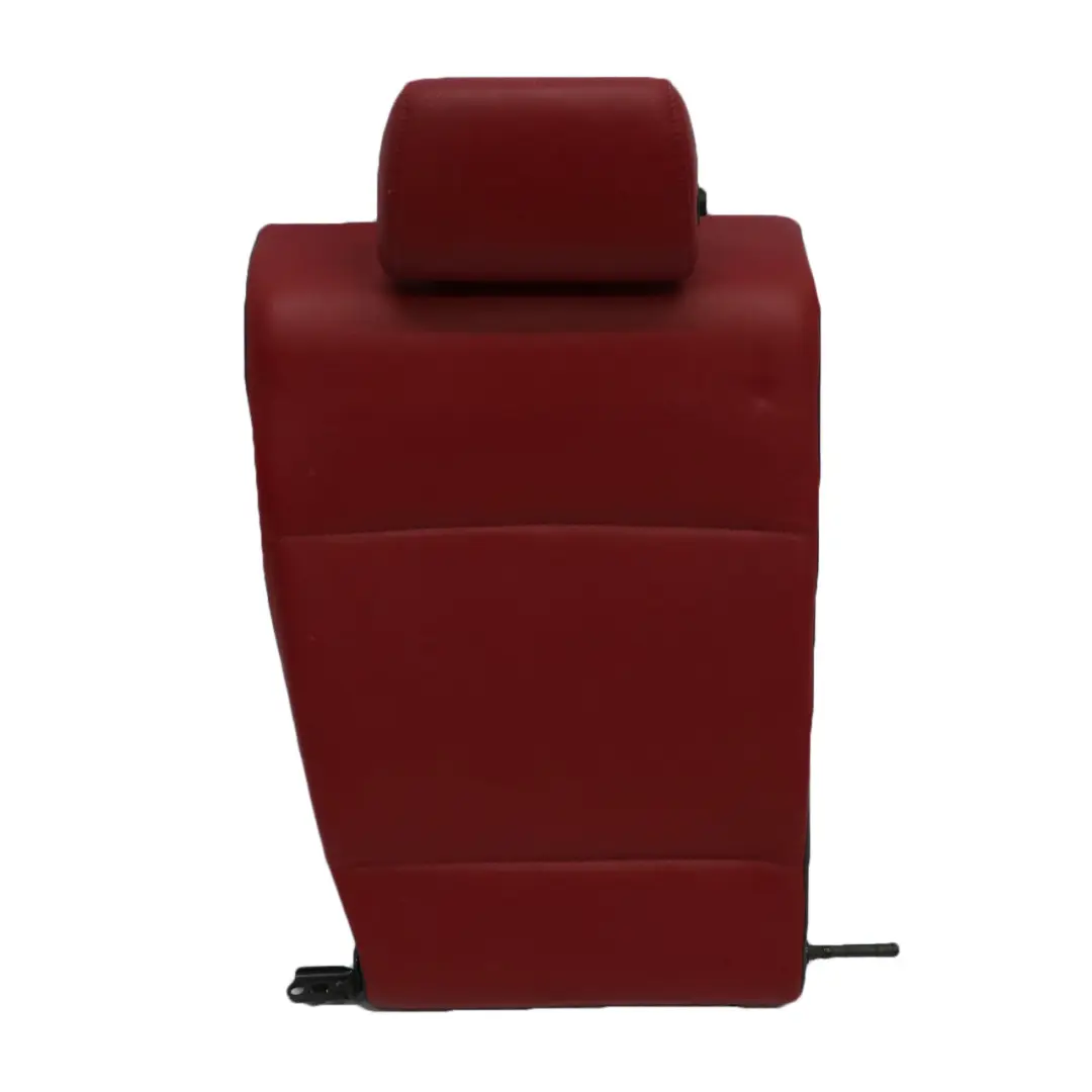 Backrest Rear Right O/S Covering Leather Boston Coral Red to BMW E82 Seat with Part number 7257028 BMW E82 Seat Backrest Rear Right O/S Covering Leather Boston Coral Red - SKU 7257028-1 - Part number 7257028