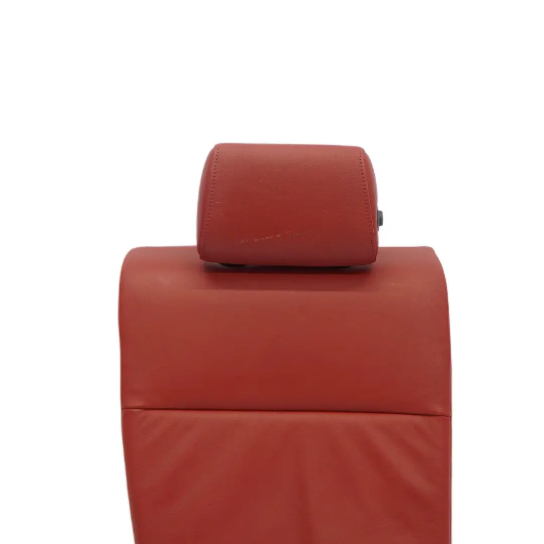 Backrest Rear Right O/S Covering Leather Boston Coral Red to BMW E82 Seat with Part number 7257028 BMW E82 Seat Backrest Rear Right O/S Covering Leather Boston Coral Red - SKU 7257028-2 - Part number 7257028