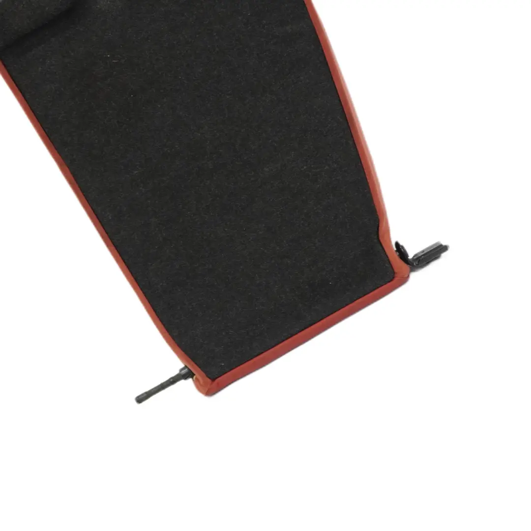 BMW E82 Seat Backrest Rear Right O/S Covering Leather Boston Coral Red - SKU 7257028-2 - Part number 7257028