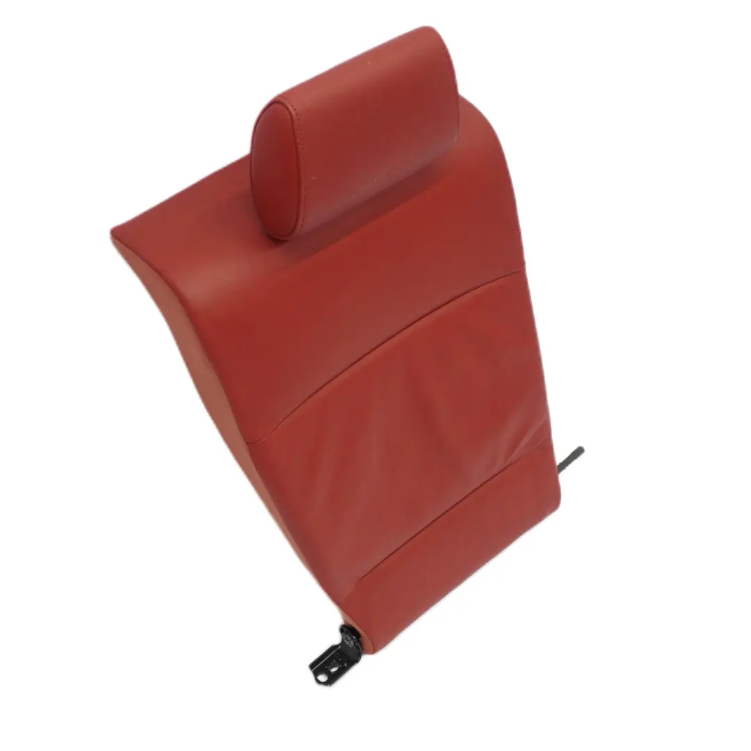 BMW E82 Seat Backrest Rear Right O/S Covering Leather Boston Coral Red - SKU 7257028-2 - Part number 7257028