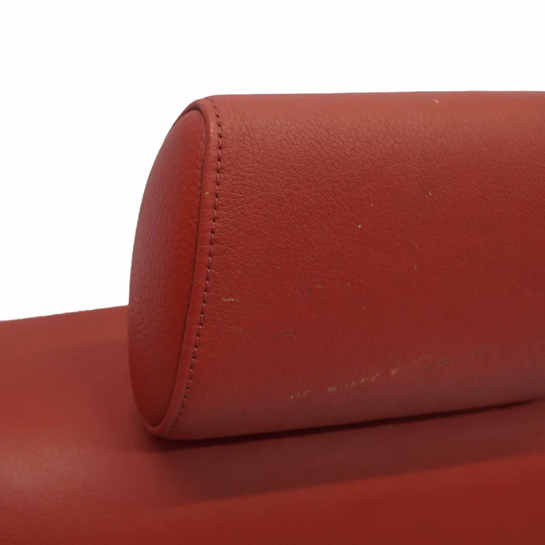 Backrest Rear Right O/S Covering Leather Boston Coral Red to BMW E82 Seat with Part number 7257028 BMW E82 Seat Backrest Rear Right O/S Covering Leather Boston Coral Red - SKU 7257028-2 - Part number 7257028