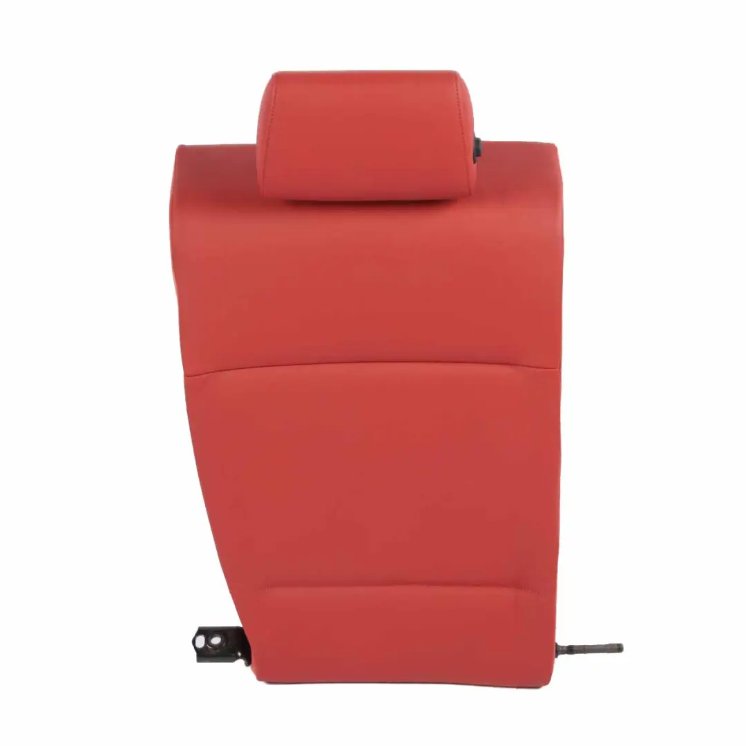 Backrest Rear Right O/S Covering Leather Boston Coral Red to BMW E82 Seat with Part number 7257028 BMW E82 Seat Backrest Rear Right O/S Covering Leather Boston Coral Red - SKU 7257028 - Part number 7257028