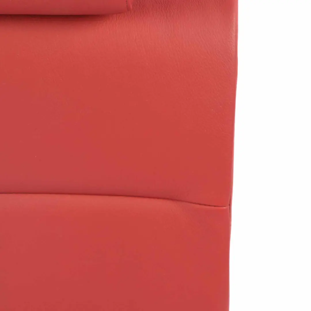 Backrest Rear Right O/S Covering Leather Boston Coral Red to BMW E82 Seat with Part number 7257028 BMW E82 Seat Backrest Rear Right O/S Covering Leather Boston Coral Red - SKU 7257028 - Part number 7257028