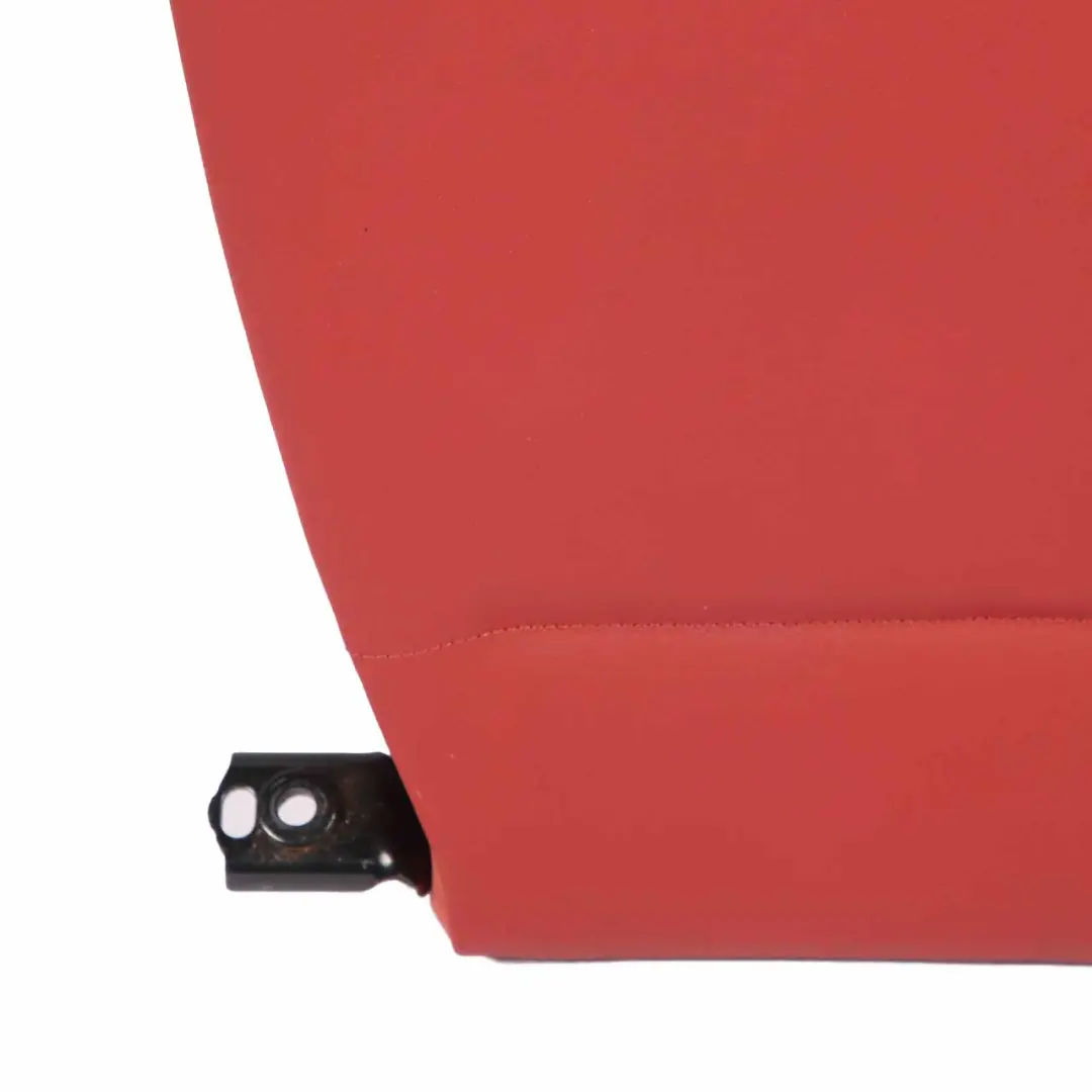 Backrest Rear Right O/S Covering Leather Boston Coral Red to BMW E82 Seat with Part number 7257028 BMW E82 Seat Backrest Rear Right O/S Covering Leather Boston Coral Red - SKU 7257028 - Part number 7257028