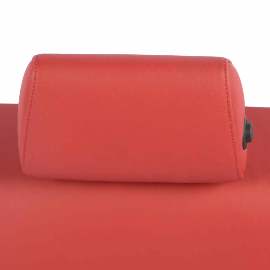 Backrest Rear Right O/S Covering Leather Boston Coral Red to BMW E82 Seat with Part number 7257028 BMW E82 Seat Backrest Rear Right O/S Covering Leather Boston Coral Red - SKU 7257028 - Part number 7257028