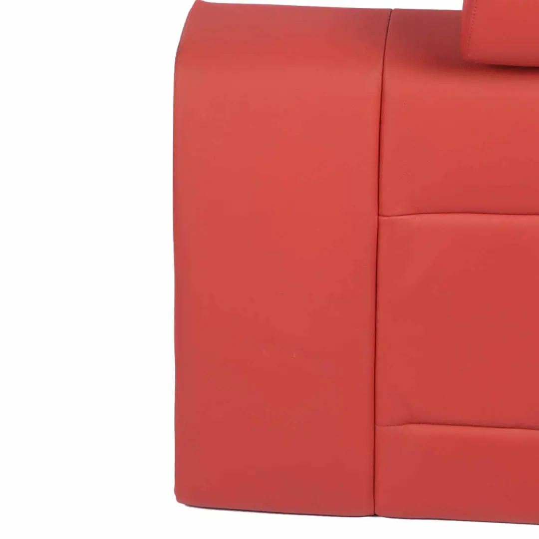 BMW E82 Respaldo Asiento Trasero Izquierdo Revestimiento Cuero Boston Rojo - SKU 7257033-1 - Número de pieza 7257033