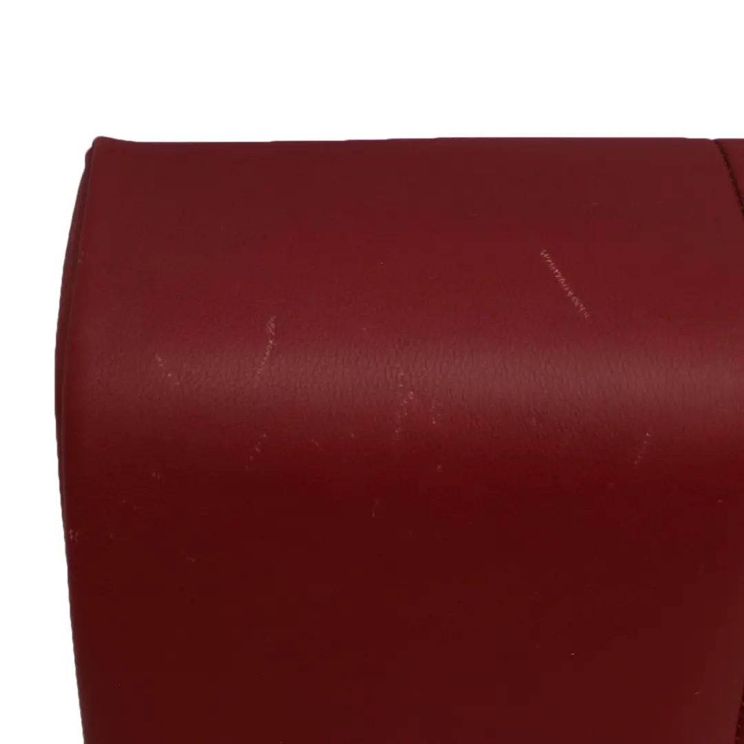 BMW E82 Respaldo Asiento Trasero Izquierdo Revestimiento Cuero Boston Rojo - SKU 7257033-1 - Número de pieza 7257033