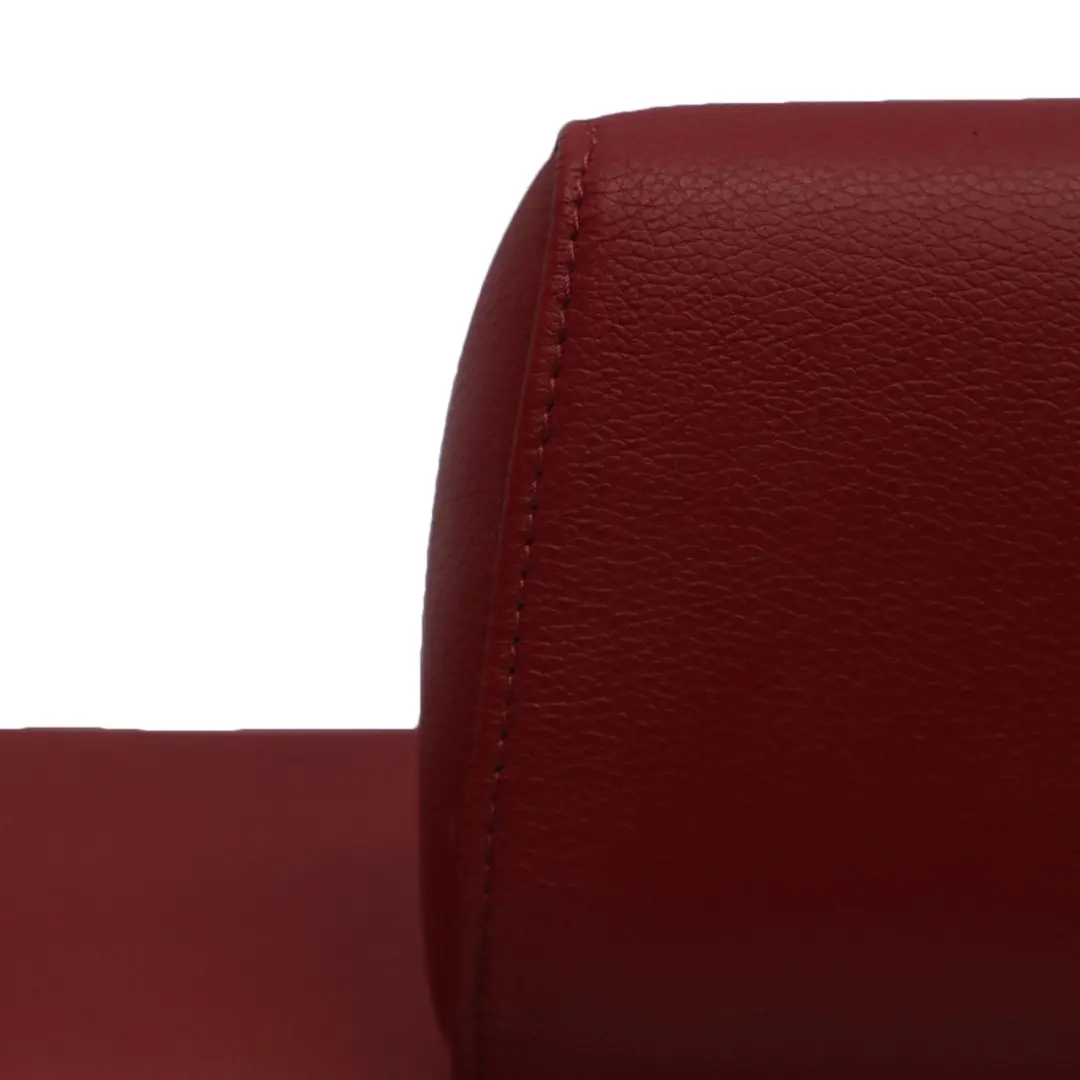 BMW E82 Respaldo Asiento Trasero Izquierdo Revestimiento Cuero Boston Rojo - SKU 7257033-1 - Número de pieza 7257033