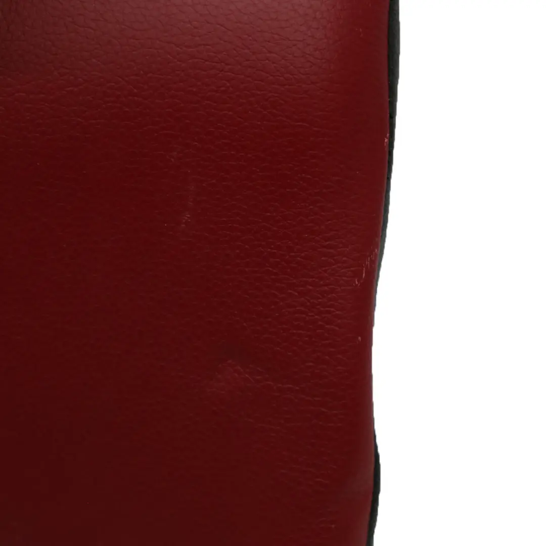 BMW E82 Respaldo Asiento Trasero Izquierdo Revestimiento Cuero Boston Rojo - SKU 7257033-1 - Número de pieza 7257033