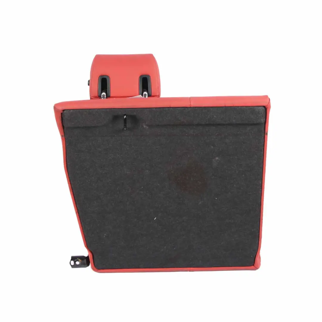 Respaldo Asiento Trasero Izquierdo Revestimiento Cuero Boston Rojo Coral para BMW E82 con número de pieza 7257033 BMW E82 Respaldo Asiento Trasero Izquierdo Revestimiento Cuero Boston Rojo Coral - SKU 7257033 - Número de pieza 7257033