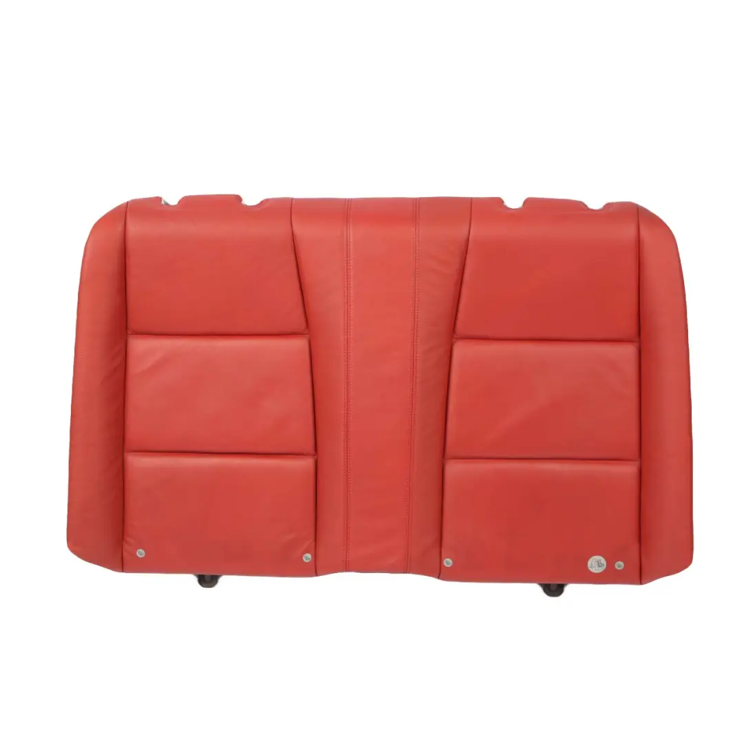Bench Backrest Cover Leather Boston Coral Red to BMW E88 Convertible Rear Seat with Part number 7257063 BMW E88 Convertible Rear Seat Bench Backrest Cover Leather Boston Coral Red - SKU 7257063-1 - Part number 7257063