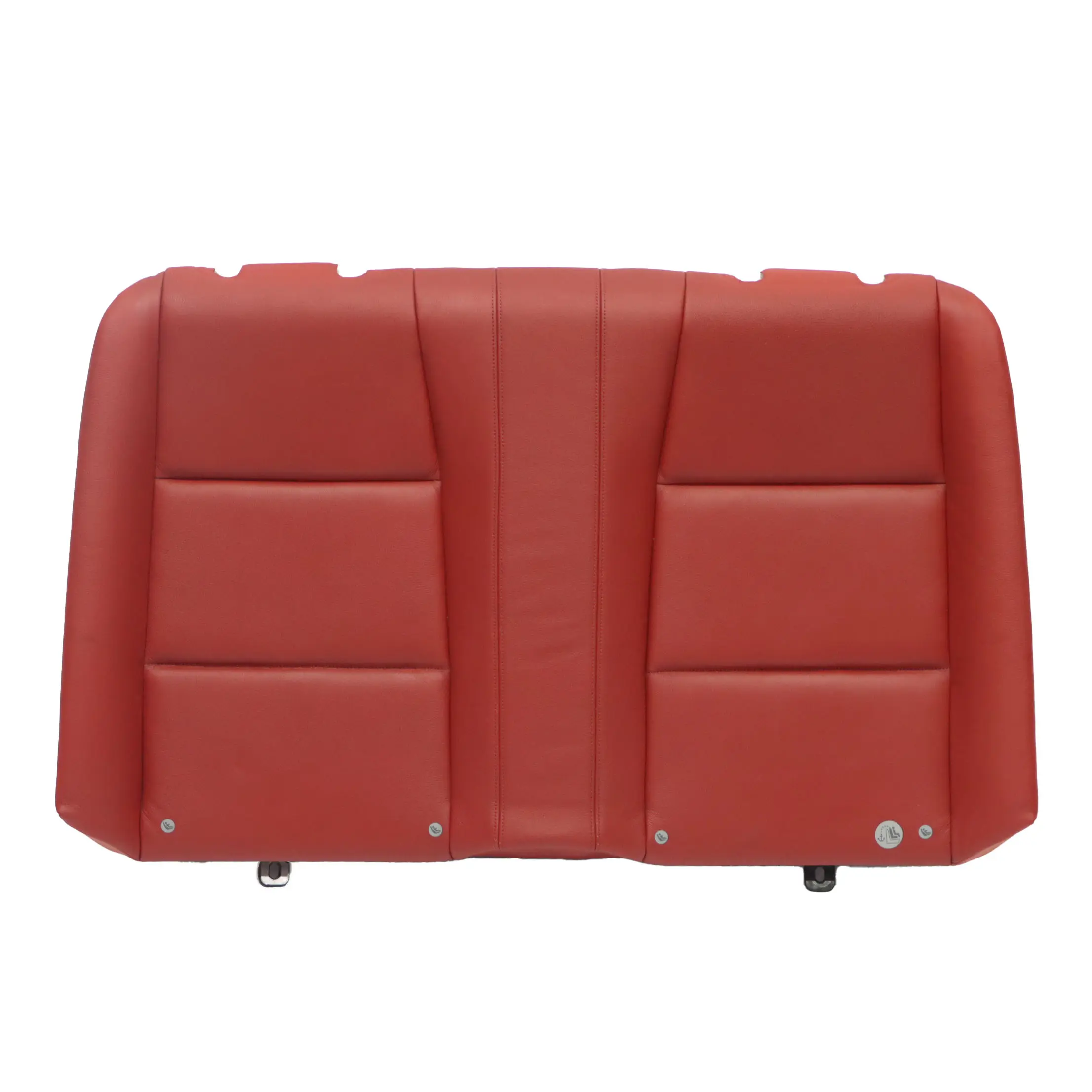BMW E88 Convertible Asiento Trasero Banco Respaldo Cubierta Cuero Boston Rojo