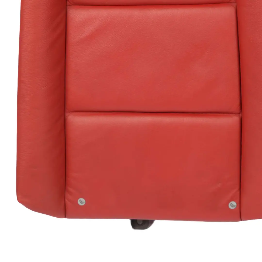 Bench Backrest Cover Leather Boston Coral Red to BMW E88 Convertible Rear Seat with Part number 7257063 BMW E88 Convertible Rear Seat Bench Backrest Cover Leather Boston Coral Red - SKU 7257063-1 - Part number 7257063