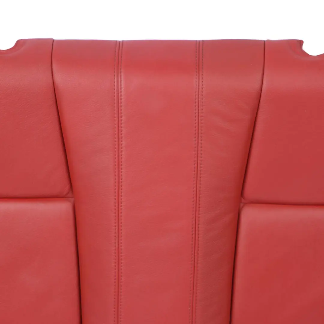 Bench Backrest Cover Leather Boston Coral Red to BMW E88 Convertible Rear Seat with Part number 7257063 BMW E88 Convertible Rear Seat Bench Backrest Cover Leather Boston Coral Red - SKU 7257063-1 - Part number 7257063