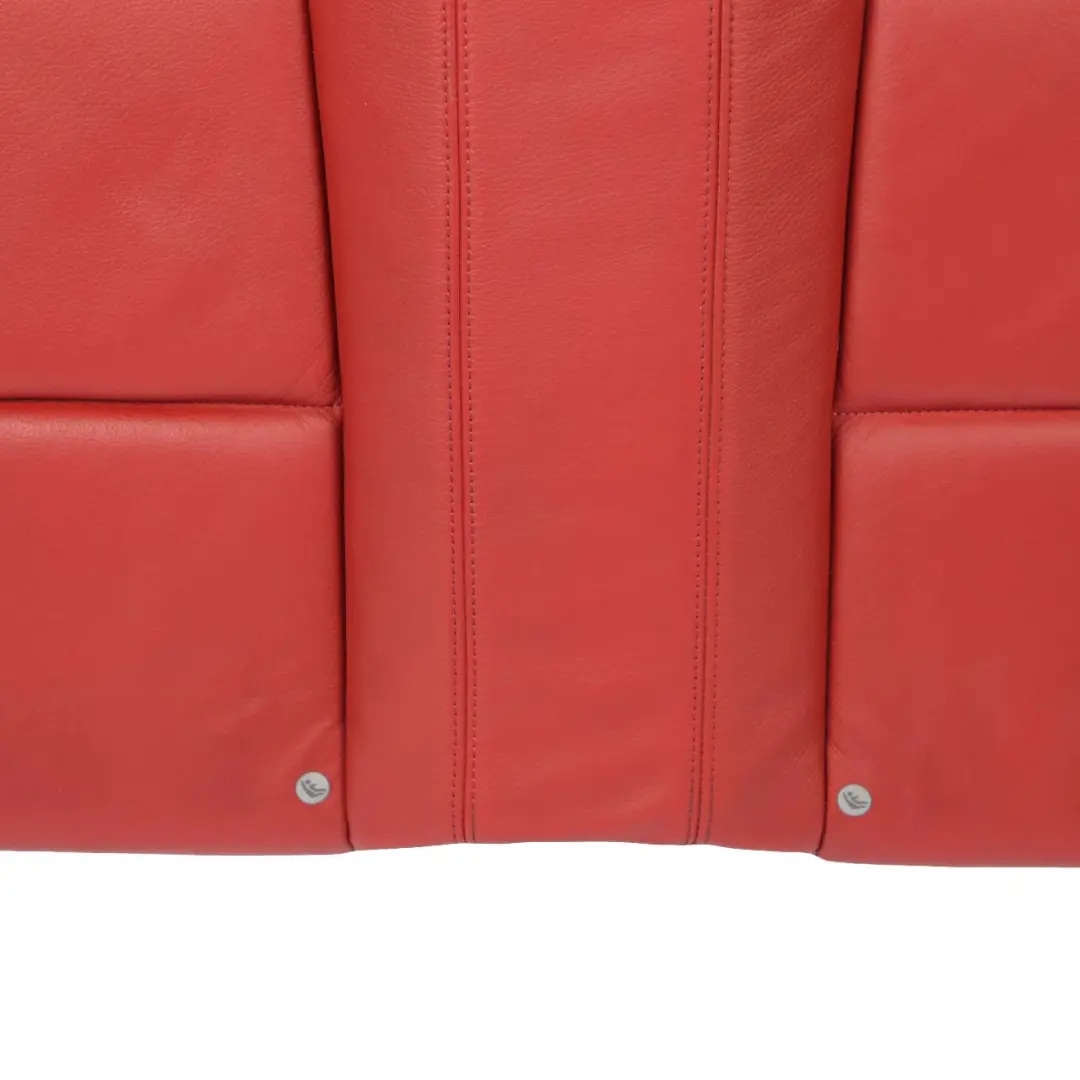 Bench Backrest Cover Leather Boston Coral Red to BMW E88 Convertible Rear Seat with Part number 7257063 BMW E88 Convertible Rear Seat Bench Backrest Cover Leather Boston Coral Red - SKU 7257063-1 - Part number 7257063