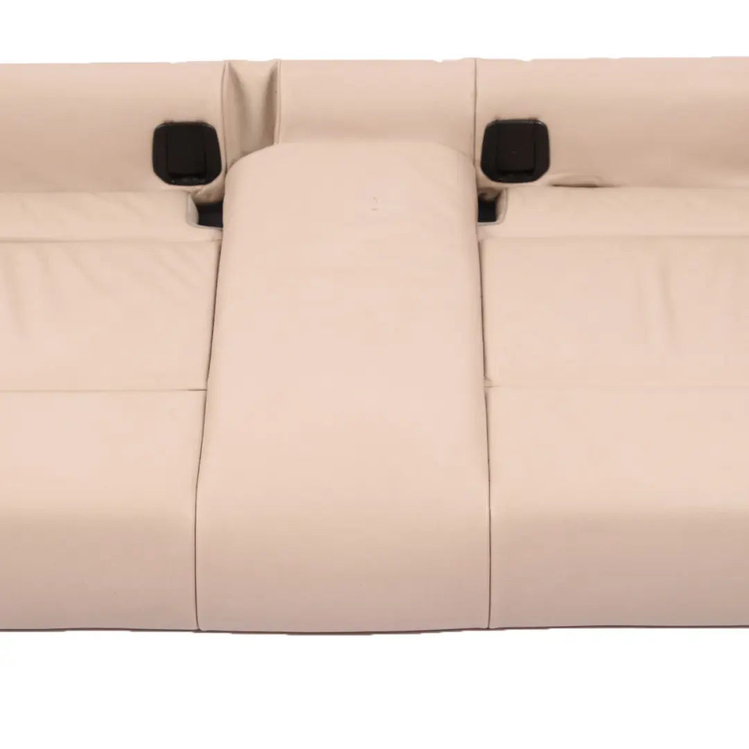 Couch Base Bench Sofa Leather Dakota Oyster to BMW E90 E91 LCI Rear Seat with Part number 7257088 BMW E90 E91 LCI Rear Seat Couch Base Bench Sofa Leather Dakota Oyster - SKU 7257088 - Part number 7257088