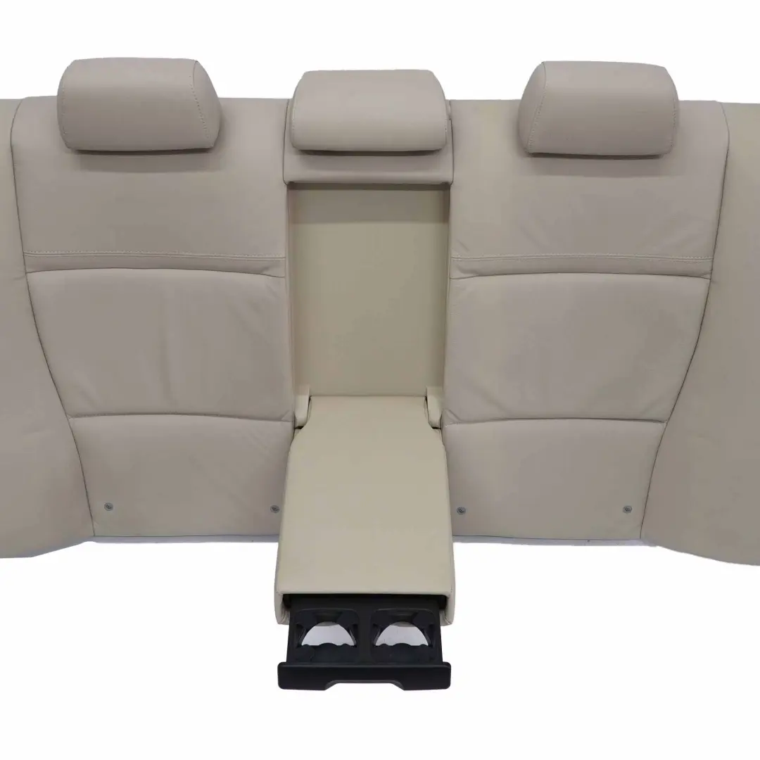 BMW E90 LCI Respaldo Asiento Trasero Funda Respaldo Cuero Dakota Oyster - SKU 7257091 - Número de pieza 7257091