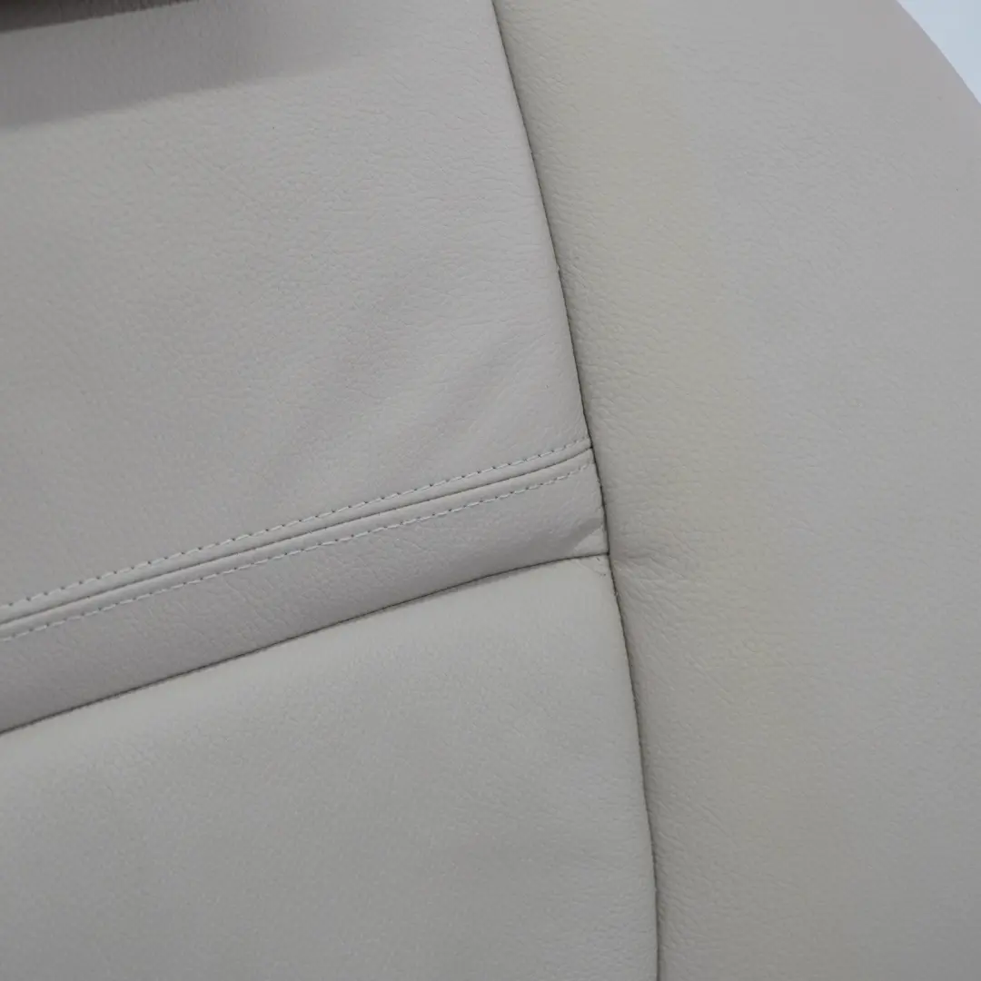 Backrest Back Rest Cover Leather Dakota Oyster to BMW E90 LCI Rear Seat with Part number 7257091 BMW E90 LCI Rear Seat Backrest Back Rest Cover Leather Dakota Oyster - SKU 7257091 - Part number 7257091