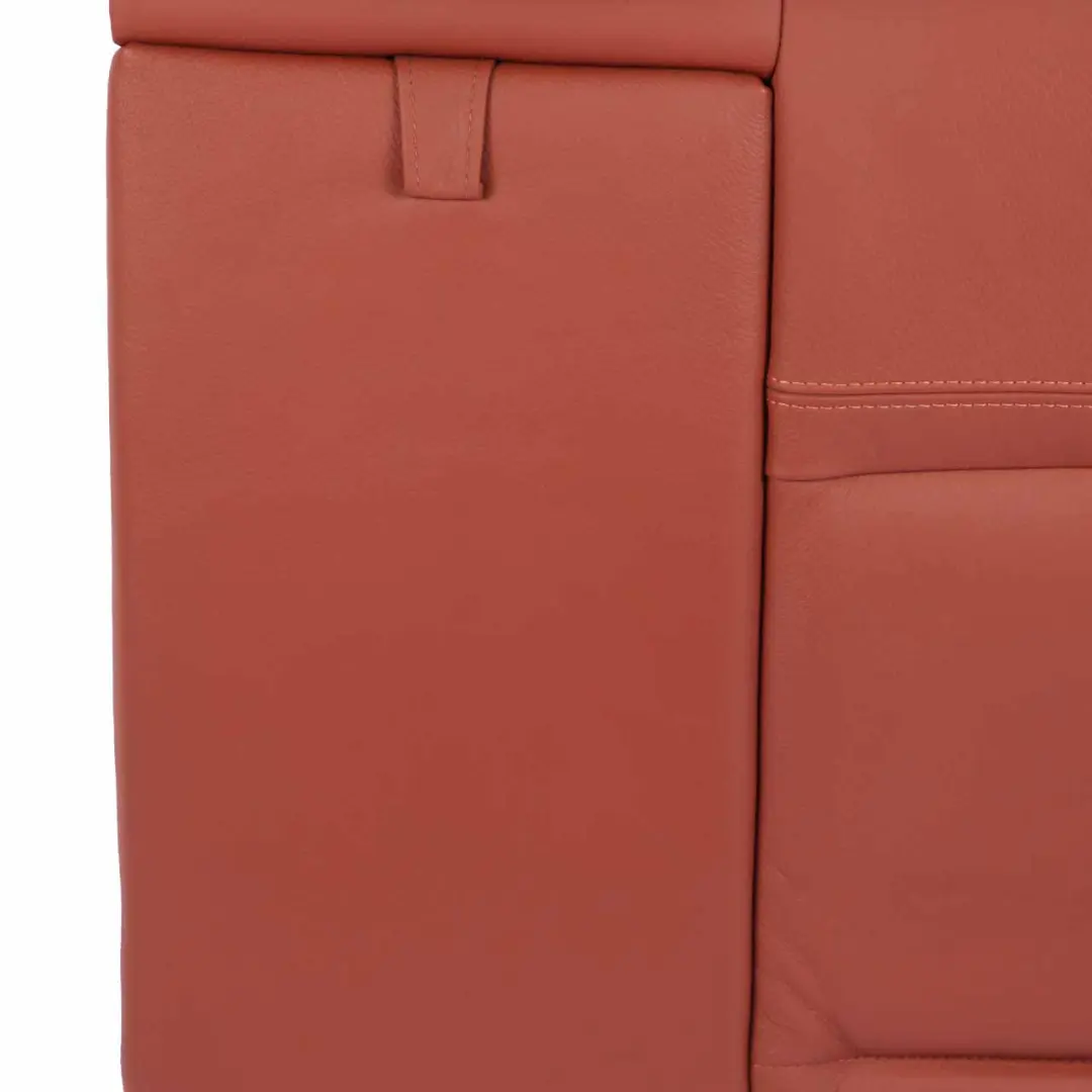 Rear Seat Backrest BMW E90 LCI Left N/S Cover Red Brown Leather Ski Bag Insert - SKU 7257096 - Part number 7257096
