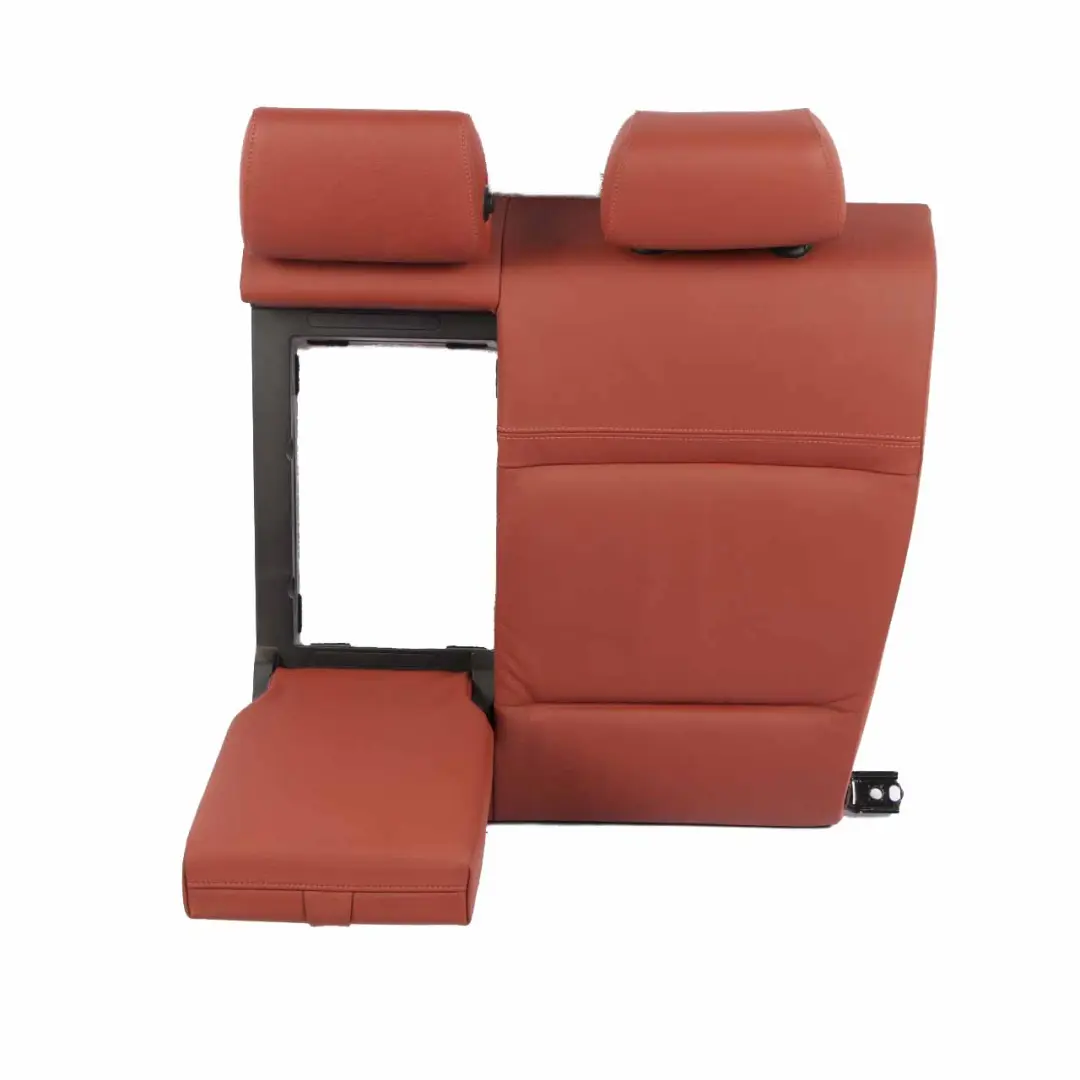 Rear Seat Backrest BMW E90 LCI Left N/S Cover Red Brown Leather Ski Bag Insert - SKU 7257096 - Part number 7257096