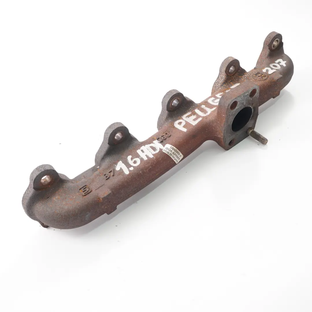 Citroen C4 1.6 HDI Diesel Engine Exhaust Manifold to Peugeot 207 with Part number 725711 Peugeot 207 Citroen C4 1.6 HDI Diesel Engine Exhaust Manifold - SKU 725711 - Part number 725711