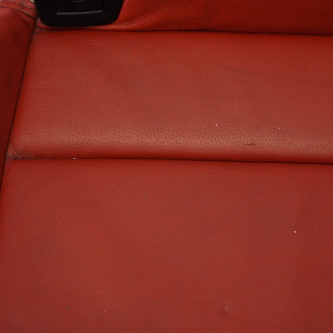 Right O/S Cover Couch Leather Red to Rear Seat BMW E93 Cabrio Convertible with Part number 7257168 Rear Seat BMW E93 Cabrio Convertible Right O/S Cover Couch Leather Red - SKU 7257168-1 - Part number 7257168