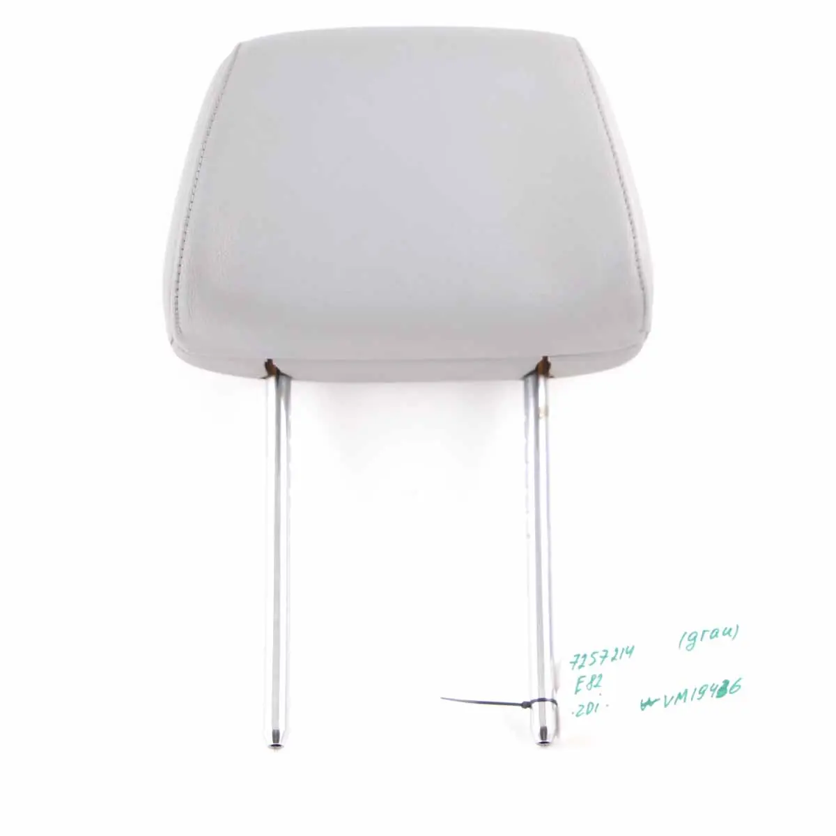 BMW E81 E87 LCI E82 E88 Kopfstütze Vorne Links Rechts Leder Grau