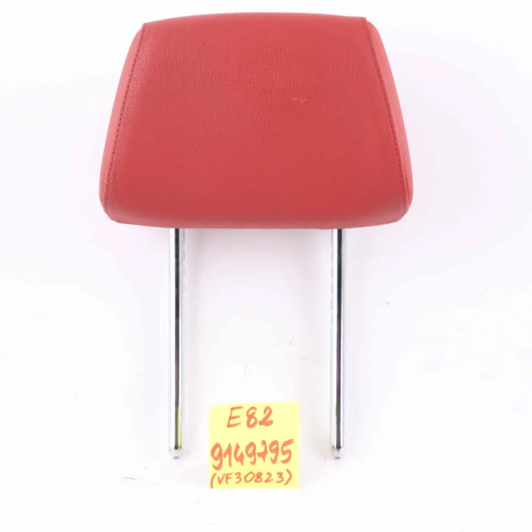 Reposacabezas BMW E81 E87 E82 E88 LCI Delantero Izquierdo Derecho Cuero Rojo para con número de pieza 7257218 Reposacabezas BMW E81 E87 E82 E88 LCI Delantero Izquierdo Derecho Cuero Rojo - SKU 7257218 - Número de pieza 7257218