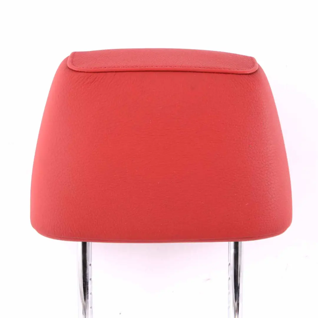 Headrest BMW E81 E87 E82 E88 LCI Front Left Right Leather Coral Red to Seat with Part number 7257218 Seat Headrest BMW E81 E87 E82 E88 LCI Front Left Right Leather Coral Red - SKU 7257218 - Part number 7257218